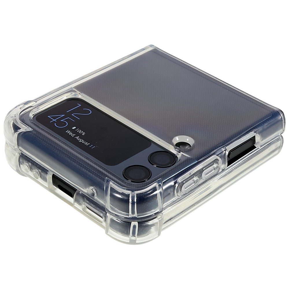 HD Clear Phone Shell Case for Samsung Galaxy Z Flip4 5G, Anti-Scratch Reinforced Corners Drop Protection TPU Phone Cover