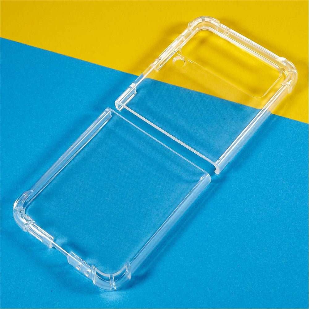 HD Clear Phone Shell Case for Samsung Galaxy Z Flip4 5G, Anti-Scratch Reinforced Corners Drop Protection TPU Phone Cover
