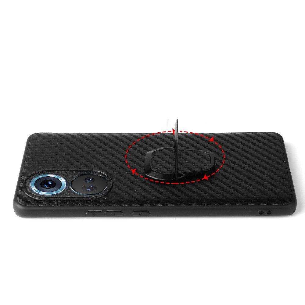 For Honor 70 5G Kickstand Phone Case PU Leather Coated Hard PC Soft TPU Hybrid Protective Cover
