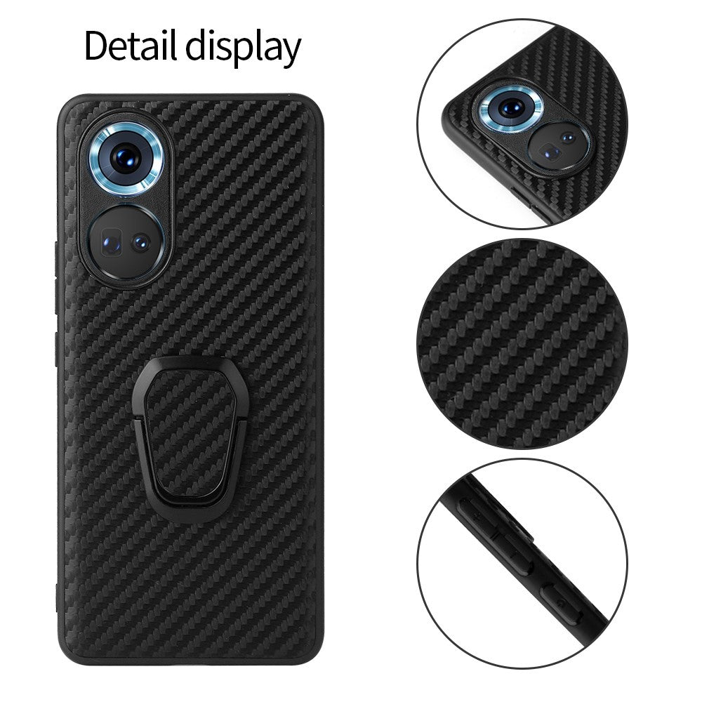 For Honor 70 5G Kickstand Phone Case PU Leather Coated Hard PC Soft TPU Hybrid Protective Cover