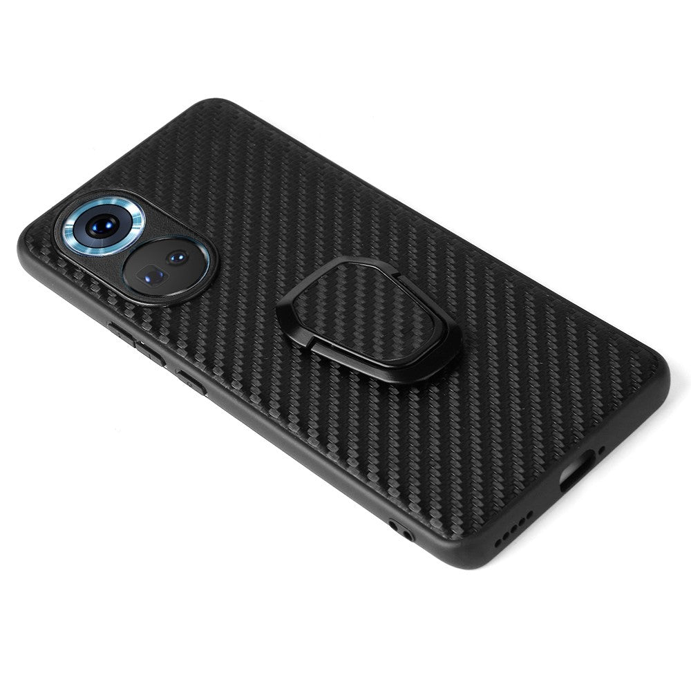 For Honor 70 5G Kickstand Phone Case PU Leather Coated Hard PC Soft TPU Hybrid Protective Cover