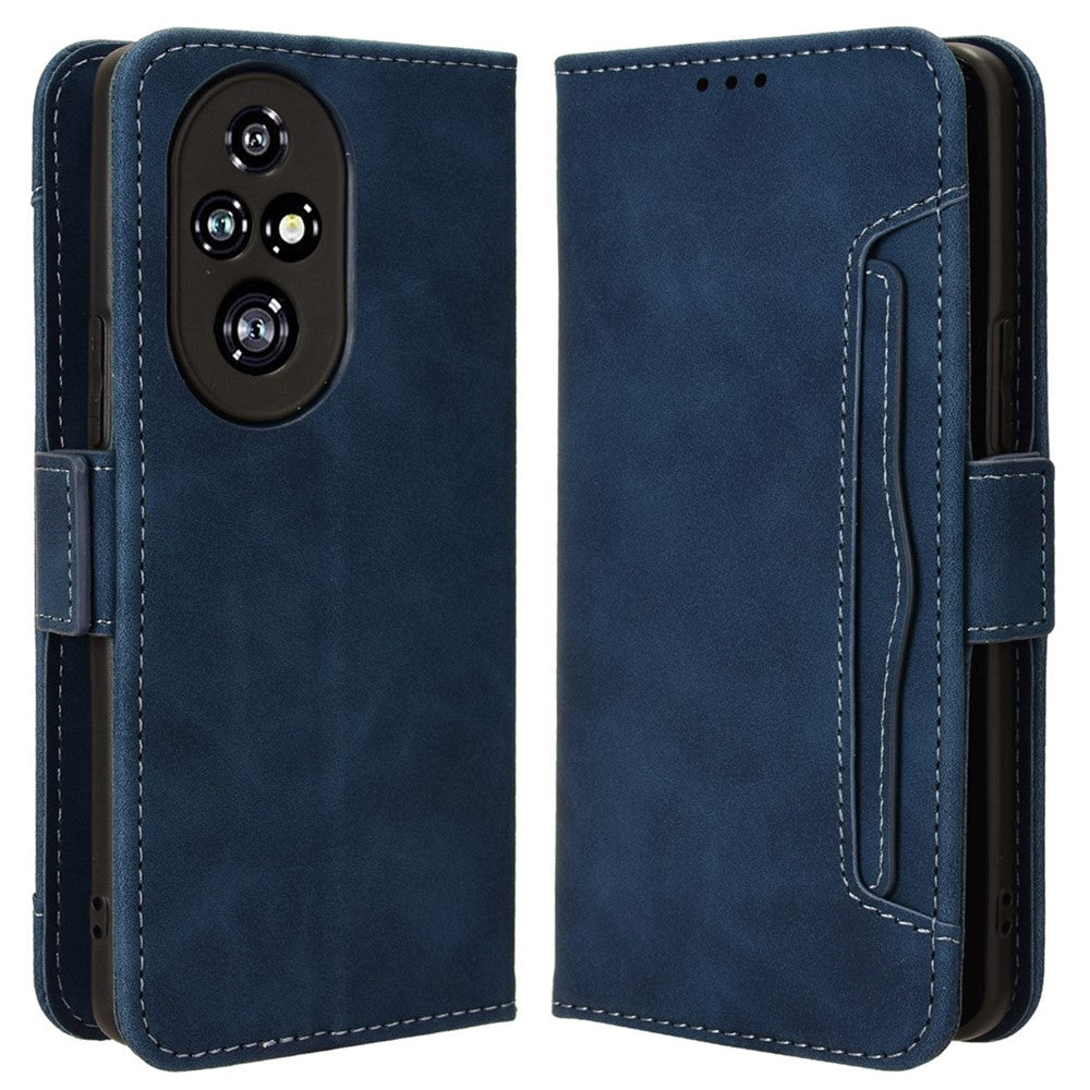 For Honor 200 Pro 5G Case Multiple Card Slots Leather Phone Cover