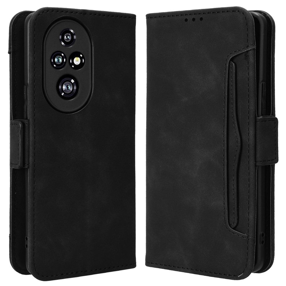 For Honor 200 Pro 5G Case Multiple Card Slots Leather Phone Cover