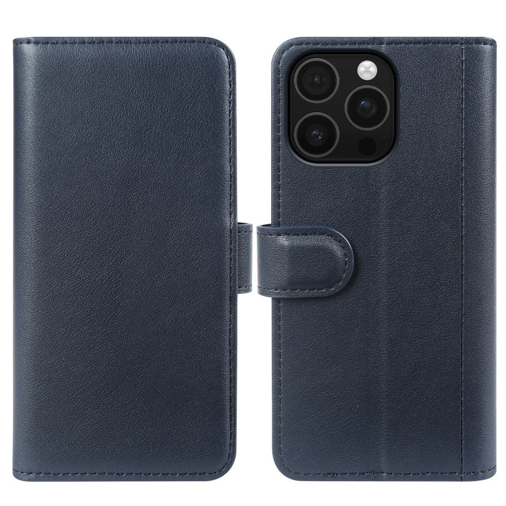 iPhone 16 Pro Echtleder Hülle mit Kartenfach