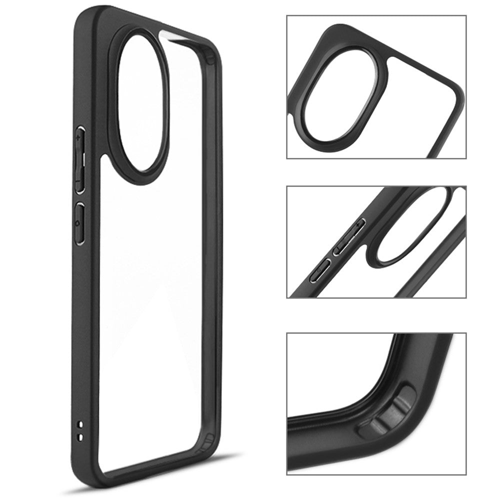 For Honor 200 5G Clear Case Hybrid PC+TPU Mobile Phone Cover