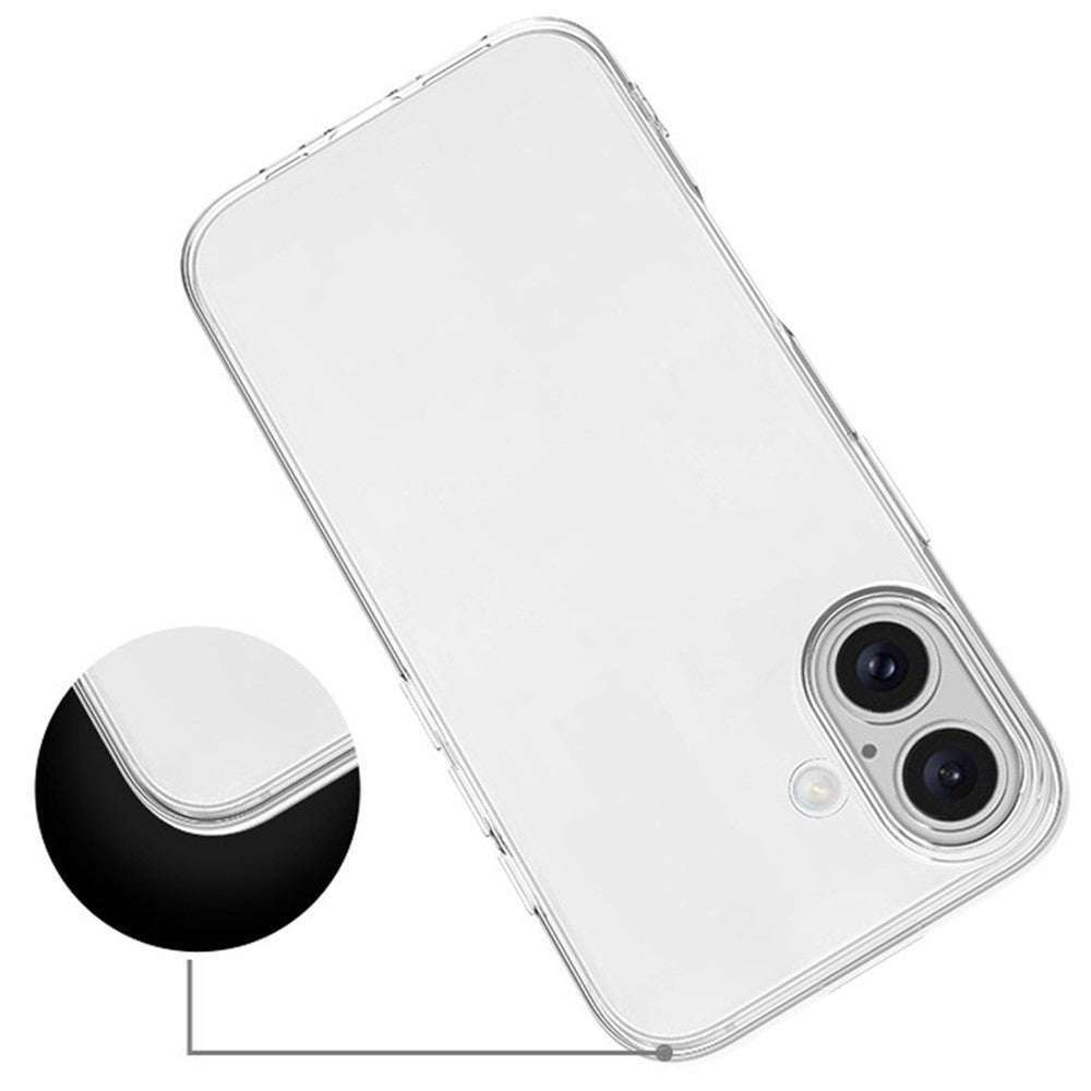 iPhone 16 Transparente Hülle – Kratzfest, weich & stoßfest