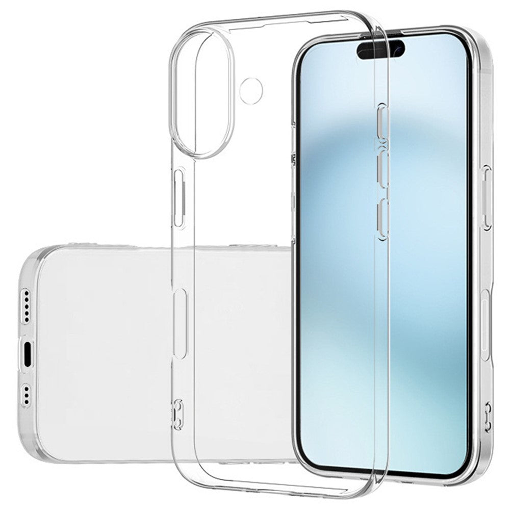 iPhone 16 Plus Transparente Hülle – Kratzfest, weich & stoßfest