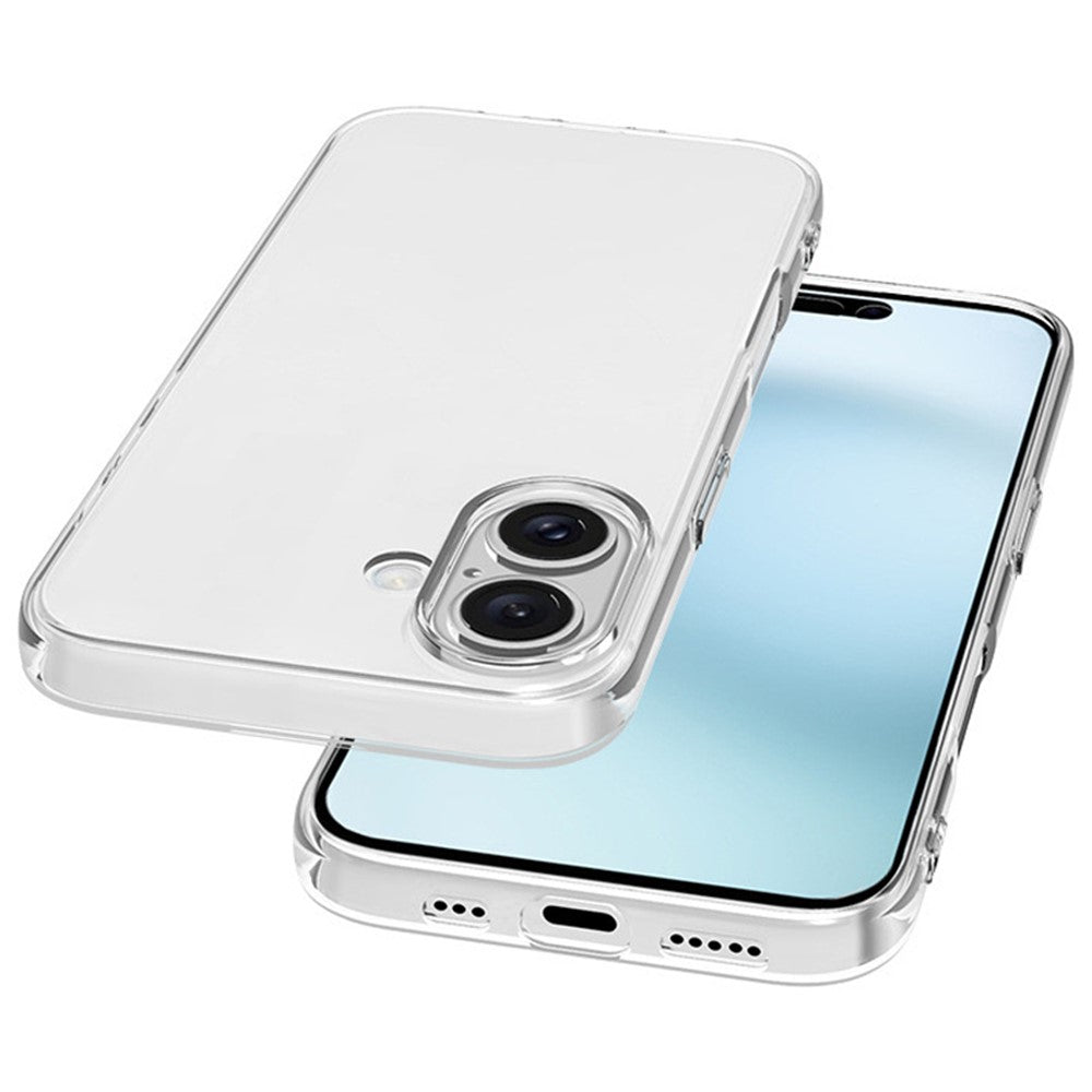 iPhone 16 Plus Transparente Hülle – Kratzfest, weich & stoßfest