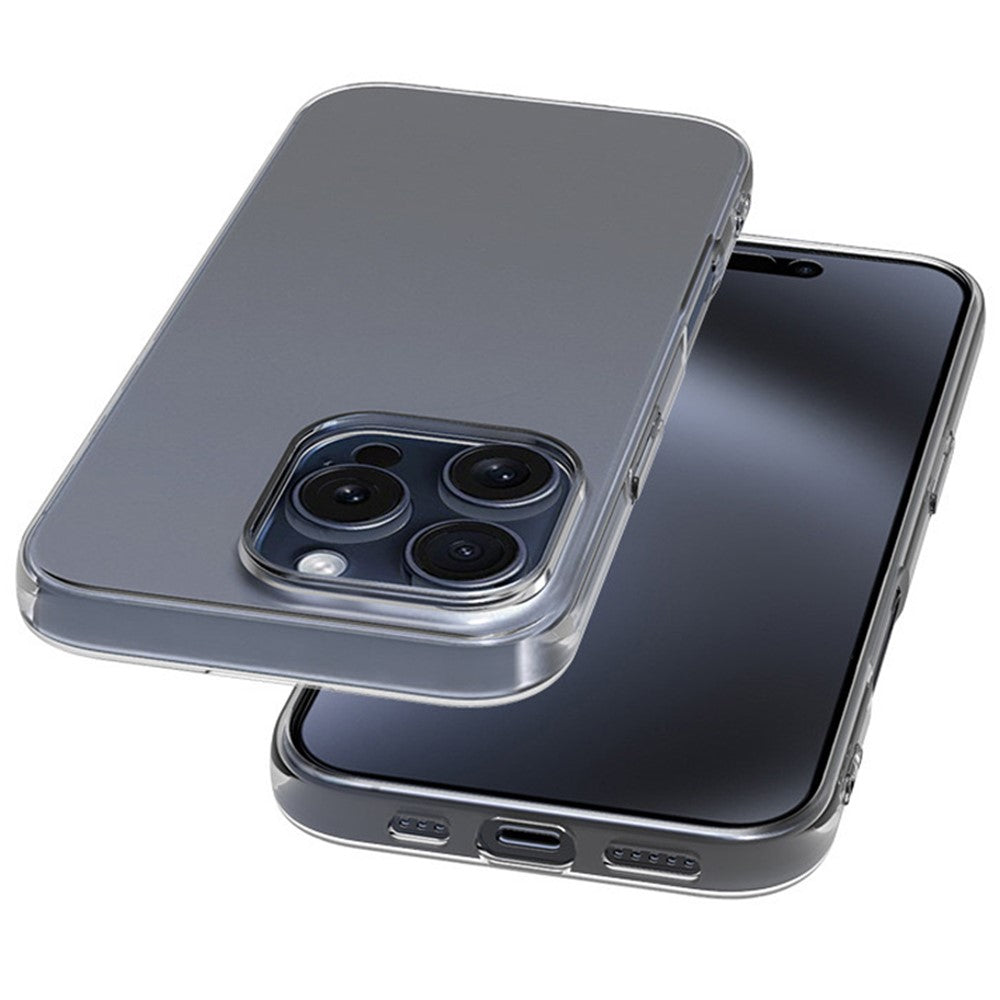 iPhone 16 Pro Max Transparente Hülle – Kratzfest, weich & stoßfest