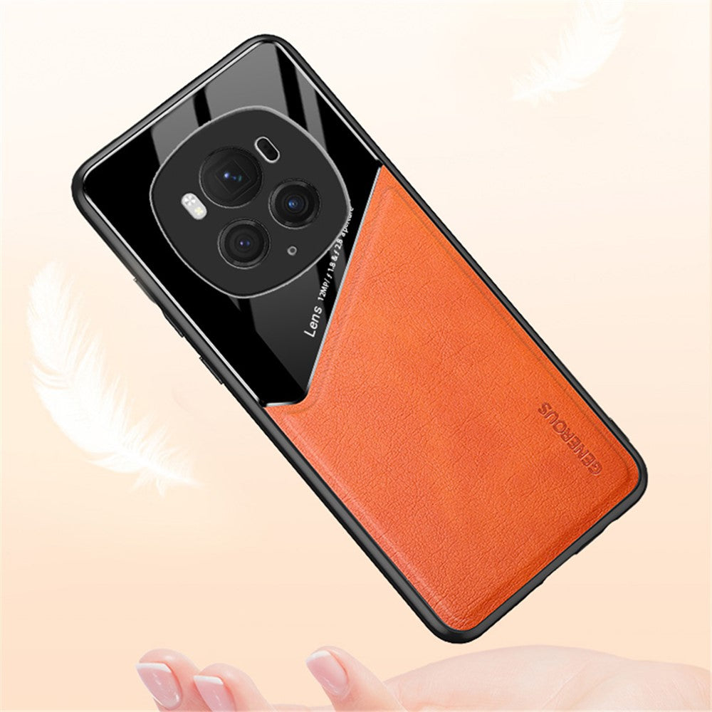 Honor Magic6 Pro 5G Handyhülle – Rückseite aus PU+TPU+PC, mit Unterstützung für magnetische Autohalterung