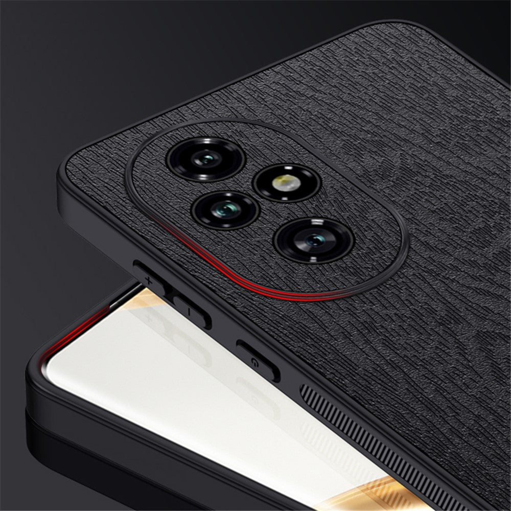 Honor 200 5G Handyhülle – Aus lederbeschichtetem PC+TPU, mit Holzmaserung