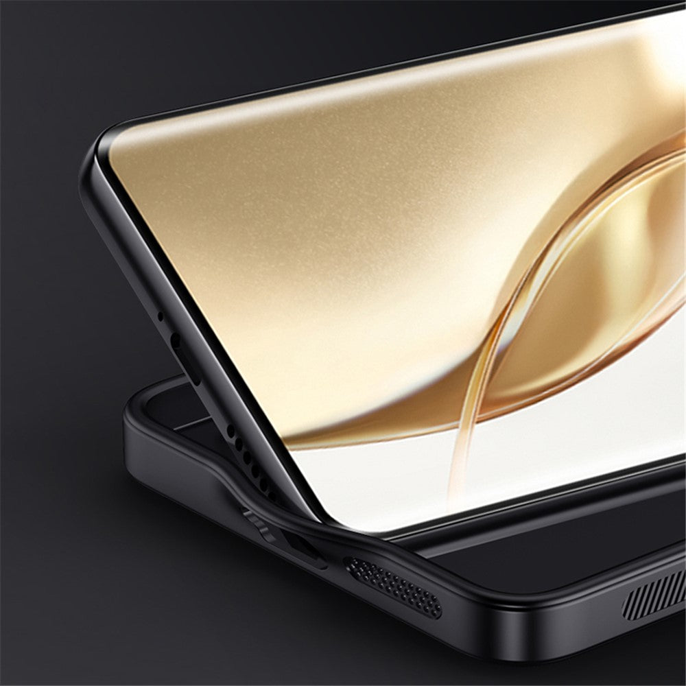 Honor 200 5G Handyhülle – Aus lederbeschichtetem PC+TPU, mit Holzmaserung