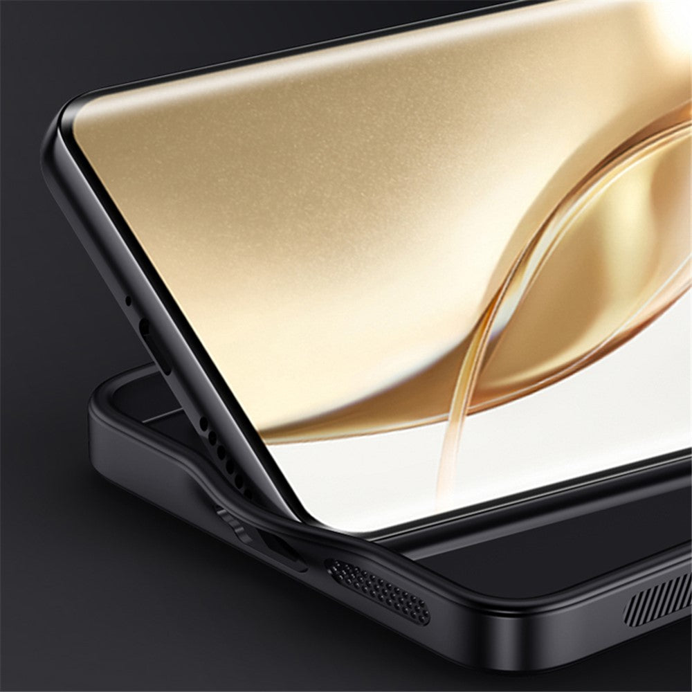 Honor 200 Pro 5G Handyhülle – Aus lederbeschichtetem PC+TPU, mit Holzmaserung