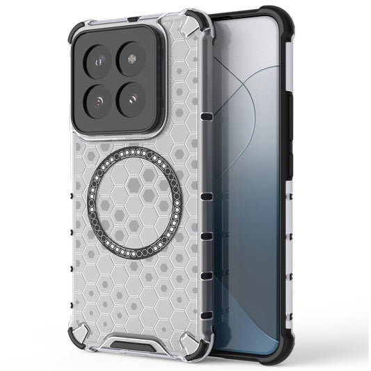 Xiaomi 14 Pro Handyhülle – Magnetische aus Waben-TPU+PC- mit verstärkten Ecken