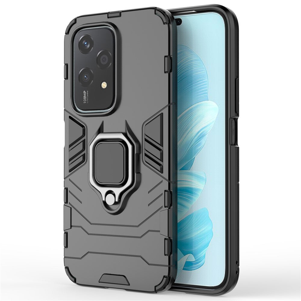 For Honor 200 Lite Phone Case Ring Holder Kickstand PC+TPU Shockproof Cover