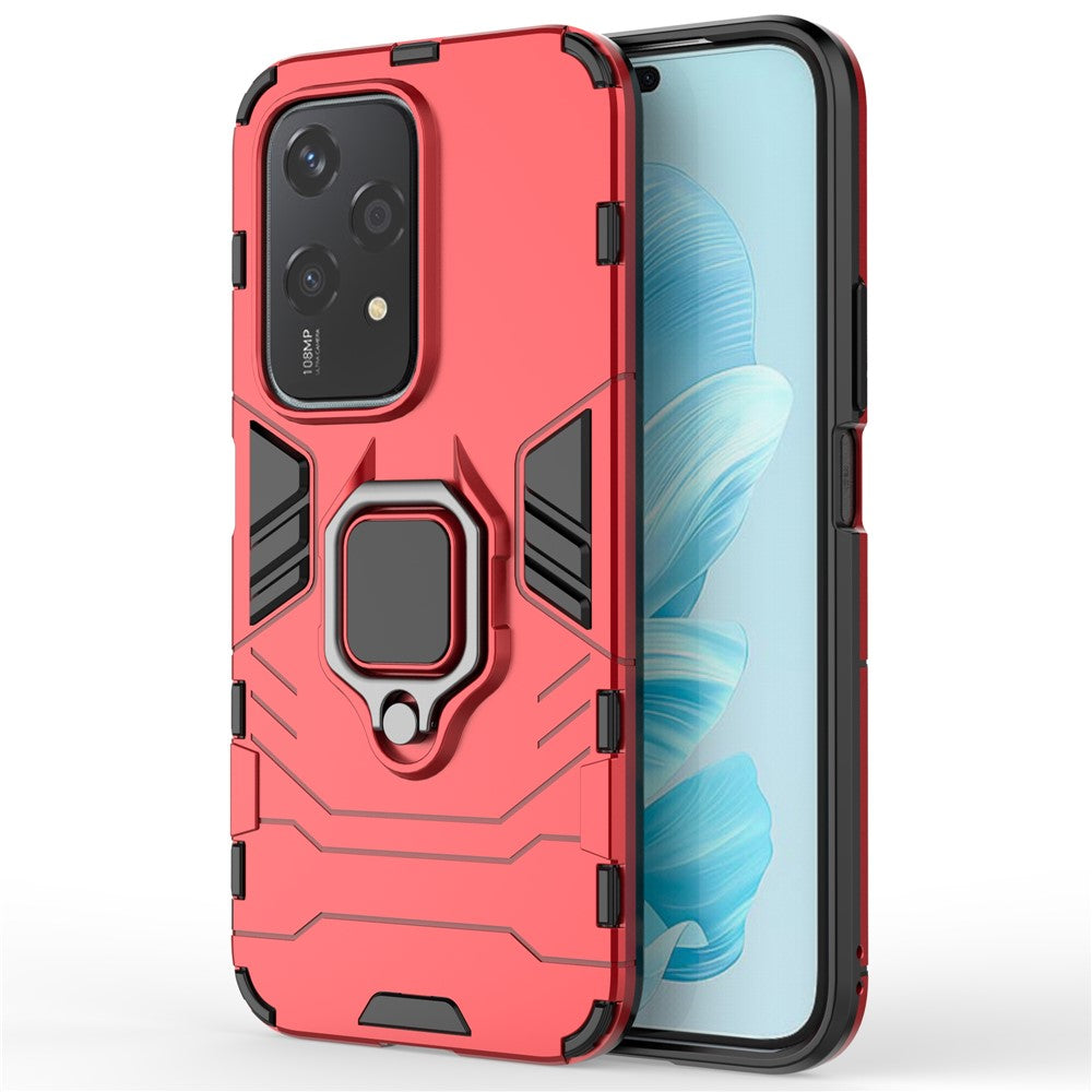 For Honor 200 Lite Phone Case Ring Holder Kickstand PC+TPU Shockproof Cover