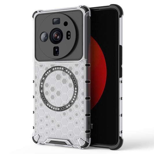 Xiaomi 12S Ultra 5G Handyhülle – Magnetische , stoßfeste Waben-TPU+PC
