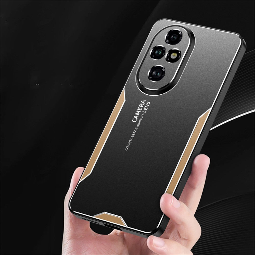 For Honor 200 5G Case Anti-scratch Aluminum Alloy+PC+TPU Phone Cover