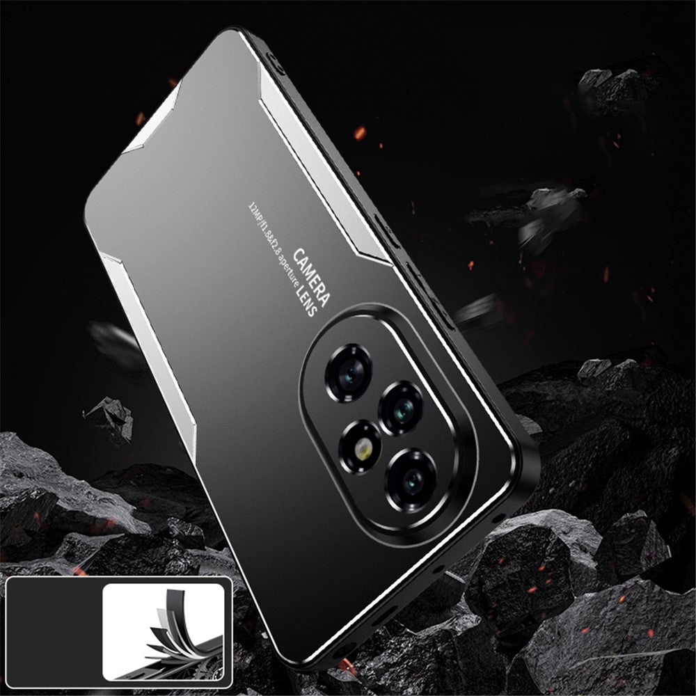 For Honor 200 5G Case Anti-scratch Aluminum Alloy+PC+TPU Phone Cover