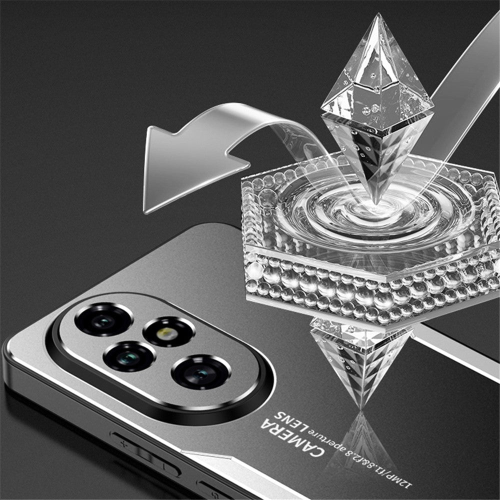 For Honor 200 5G Case Anti-scratch Aluminum Alloy+PC+TPU Phone Cover