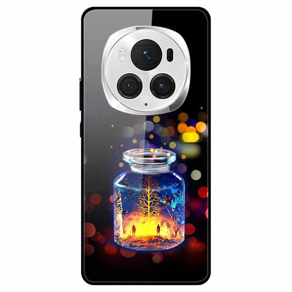 Honor Magic6 Pro 5G Handyhülle – Schlank, aus PC, gehärtetem Glas & TPU, mit Musterdruck