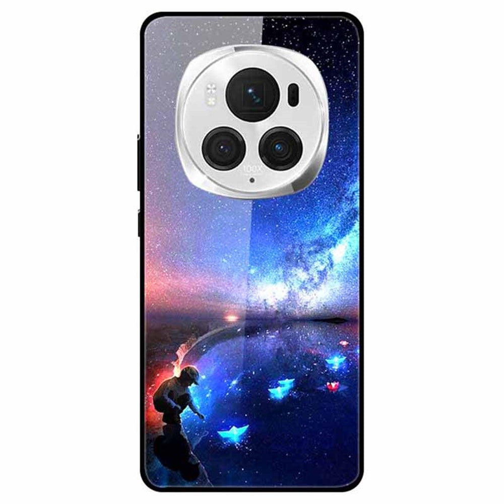 Honor Magic6 Pro 5G Handyhülle – Schlank, aus PC, gehärtetem Glas & TPU, mit Musterdruck