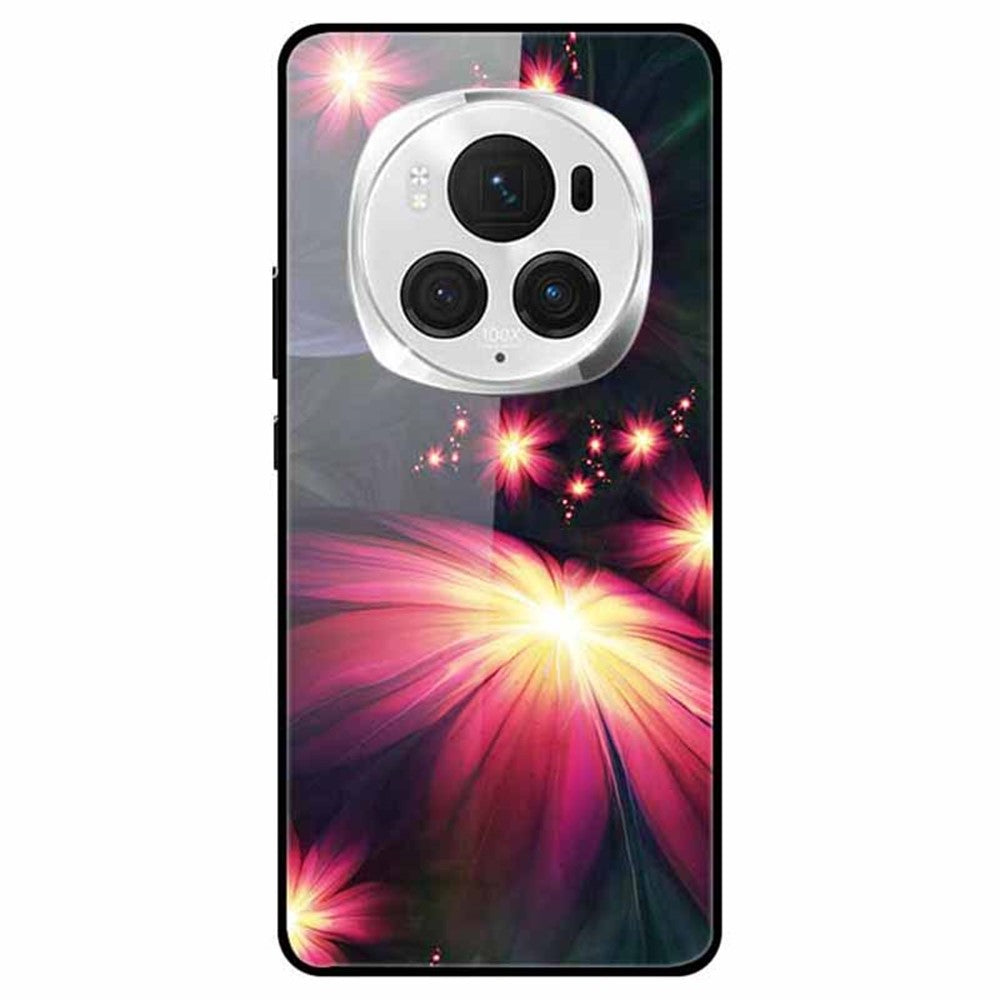 Honor Magic6 Pro 5G Handyhülle – Schlank, aus PC, gehärtetem Glas & TPU, mit Musterdruck