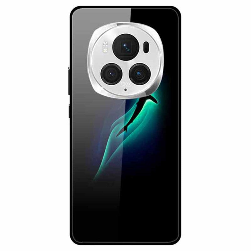 Honor Magic6 Pro 5G Handyhülle – Schlank, aus PC, gehärtetem Glas & TPU, mit Musterdruck