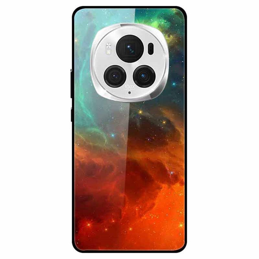 Honor Magic6 Pro 5G Handyhülle – Schlank, aus PC, gehärtetem Glas & TPU, mit Musterdruck