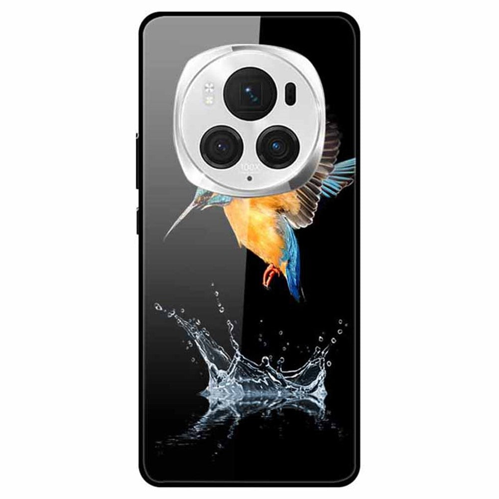 Honor Magic6 Pro 5G Handyhülle – Schlank, aus PC, gehärtetem Glas & TPU, mit Musterdruck