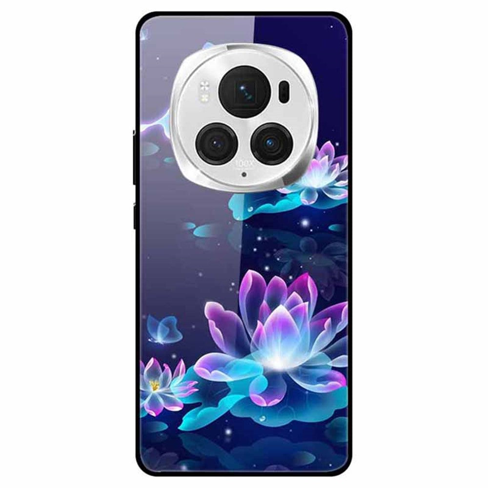 Honor Magic6 Pro 5G Handyhülle – Schlank, aus PC, gehärtetem Glas & TPU, mit Musterdruck