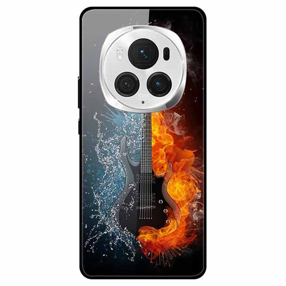 Honor Magic6 Pro 5G Handyhülle – Schlank, aus PC, gehärtetem Glas & TPU, mit Musterdruck