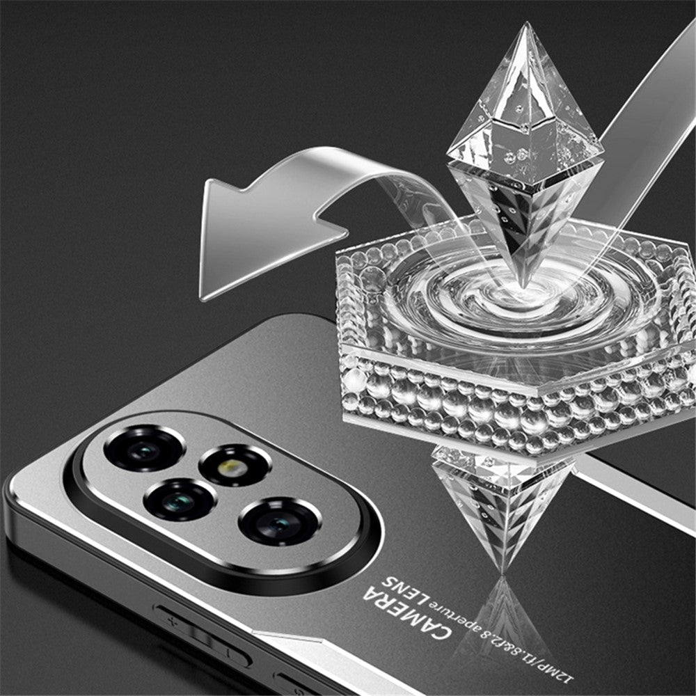 For Honor 200 Pro 5G Protective Case Aluminium Alloy TPU PC Phone Cover