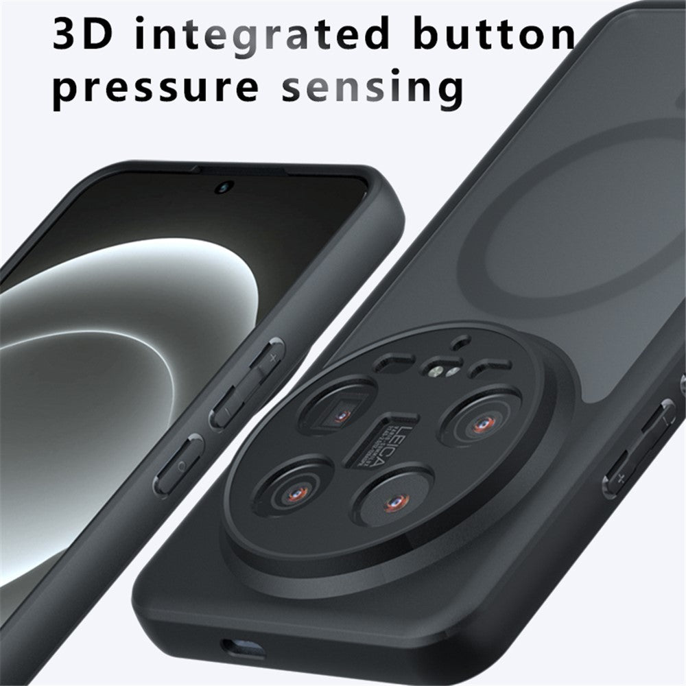 For Xiaomi 14 Ultra Magnetic Case TPU+PC Matte Anti-Drop Phone Cover