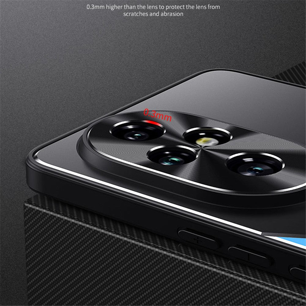 For Honor 200 5G Case Aluminum Alloy + TPU Anti-drop Phone Cover with Kickstand