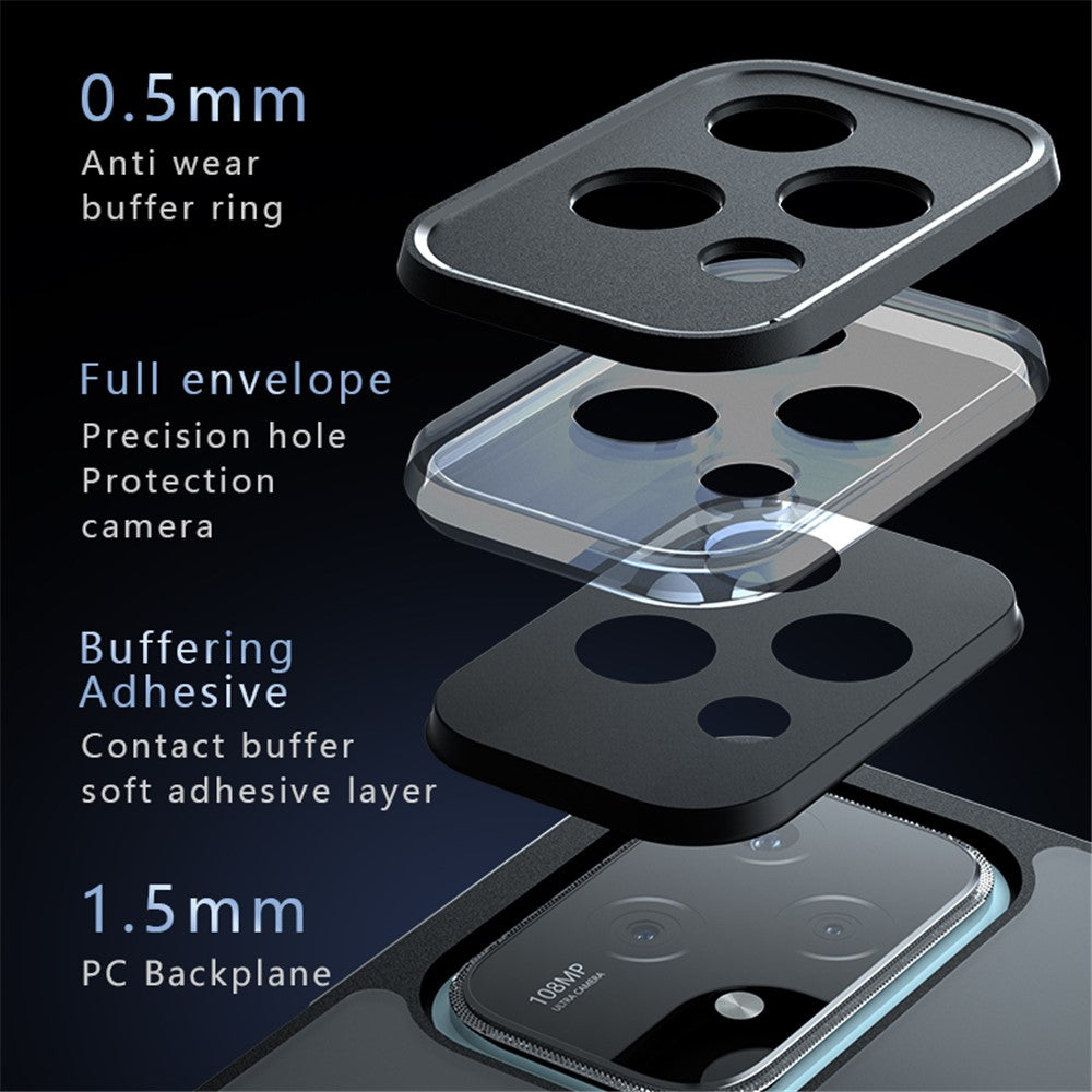 For Honor 200 Lite Case TPU Frame Transprent PC Phone Cover