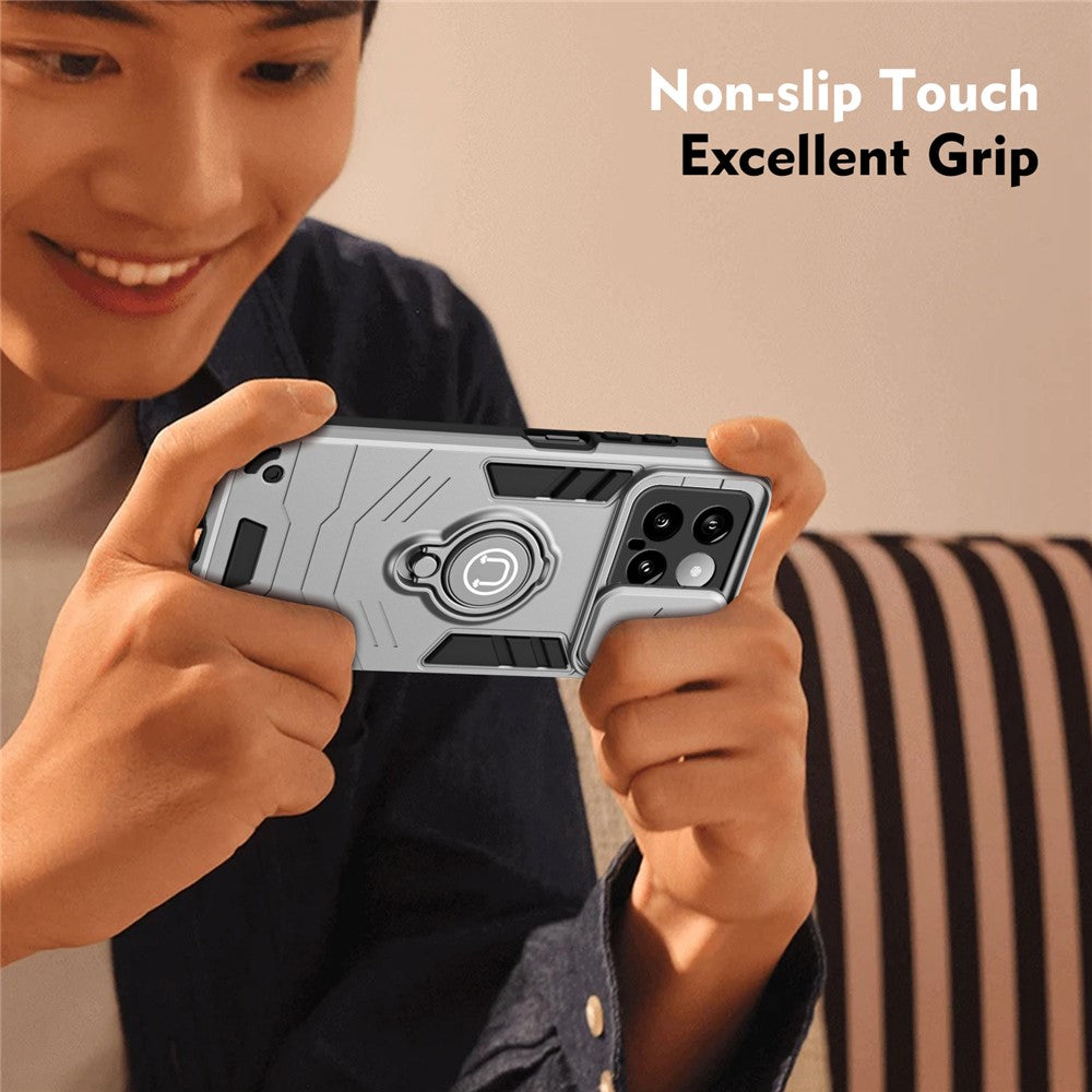 For Xiaomi 14 Case Slide Lens Lid   Cell Phone Cover with Ring Kickstand
