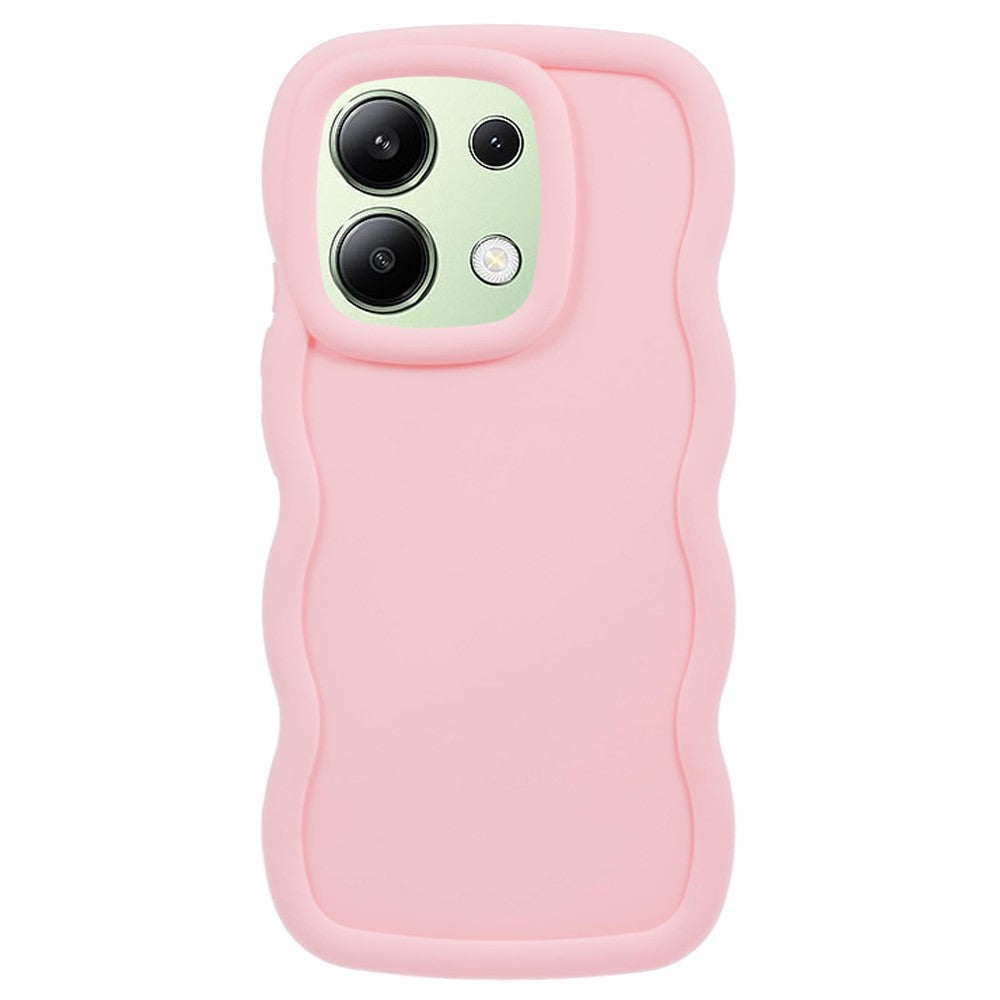 XL Series For Xiaomi Redmi Note 13 4G Shockproof Case TPU Phone Cover with Wave Frame