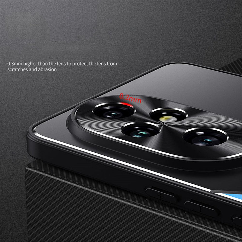 For Honor 200 Pro 5G Case Aluminum Alloy + TPU Anti-Drop Phone Cover with Kickstand