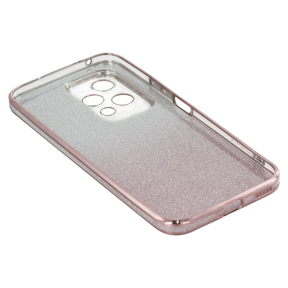KADEM For Honor 200 Lite Case Glitter Gradient TPU Phone Cover with Lanyard