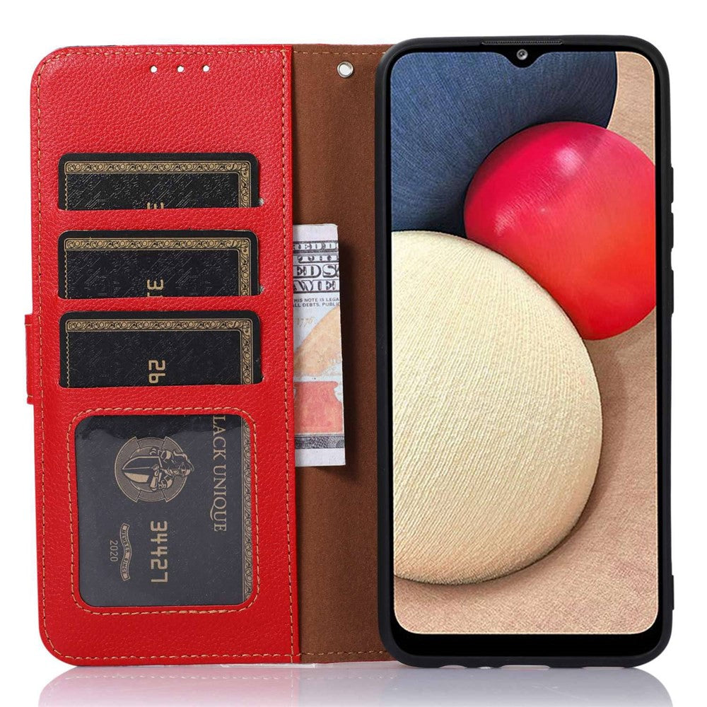 KHAZNEH For Xiaomi Redmi Turbo 3 5G / Poco F6 5G Case RFID Blocking Stand Wallet Leather Phone Cover