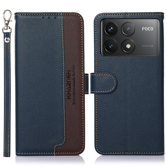 KHAZNEH For Xiaomi Poco F6 Pro 5G / K70 5G / K70 Pro 5G Wallet Case RFID Blocking Leather Phone Cover