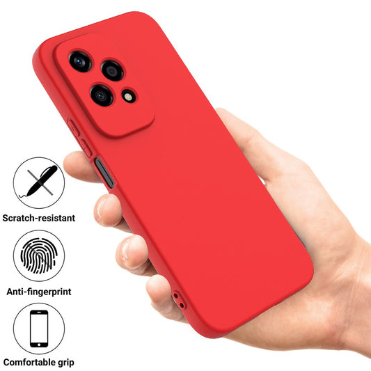 Honor 200 Lite Handyhülle – mit Riemen, flüssige Silikon-, Kameraschutz
