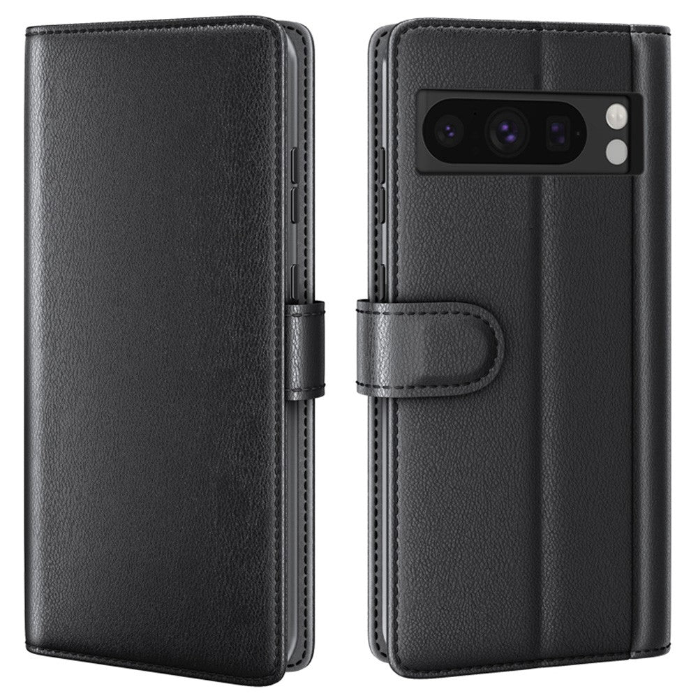 Pixel 8 Pro Echtleder Hülle mit Kartenfach
