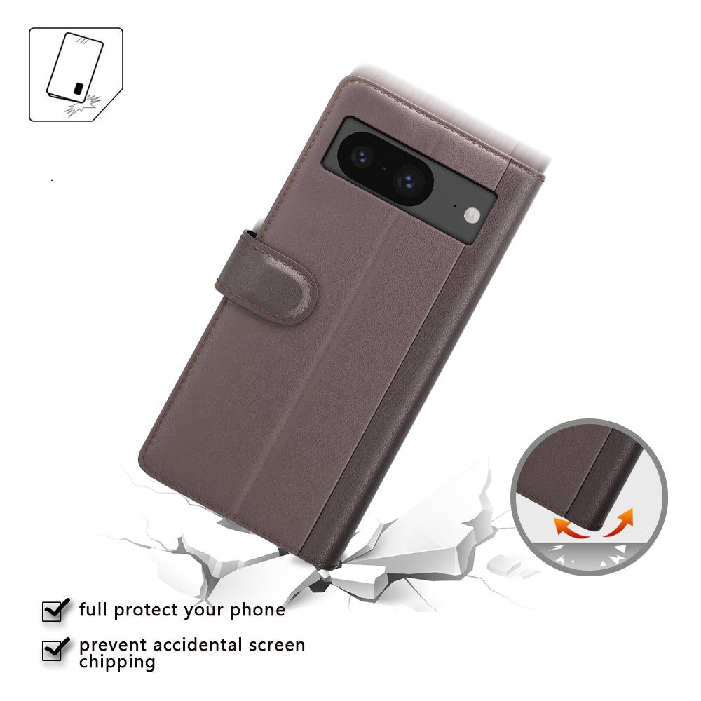Pixel 8 Echtleder Hülle mit Kartenfach
