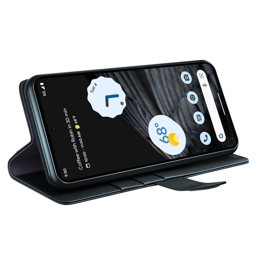 Pixel 7 5G Echtleder Hülle mit Kartenfach