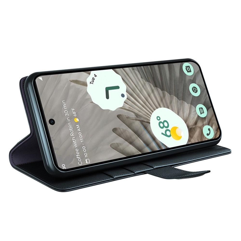 Pixel 7 Pro 5G Echtleder Hülle mit Kartenfach