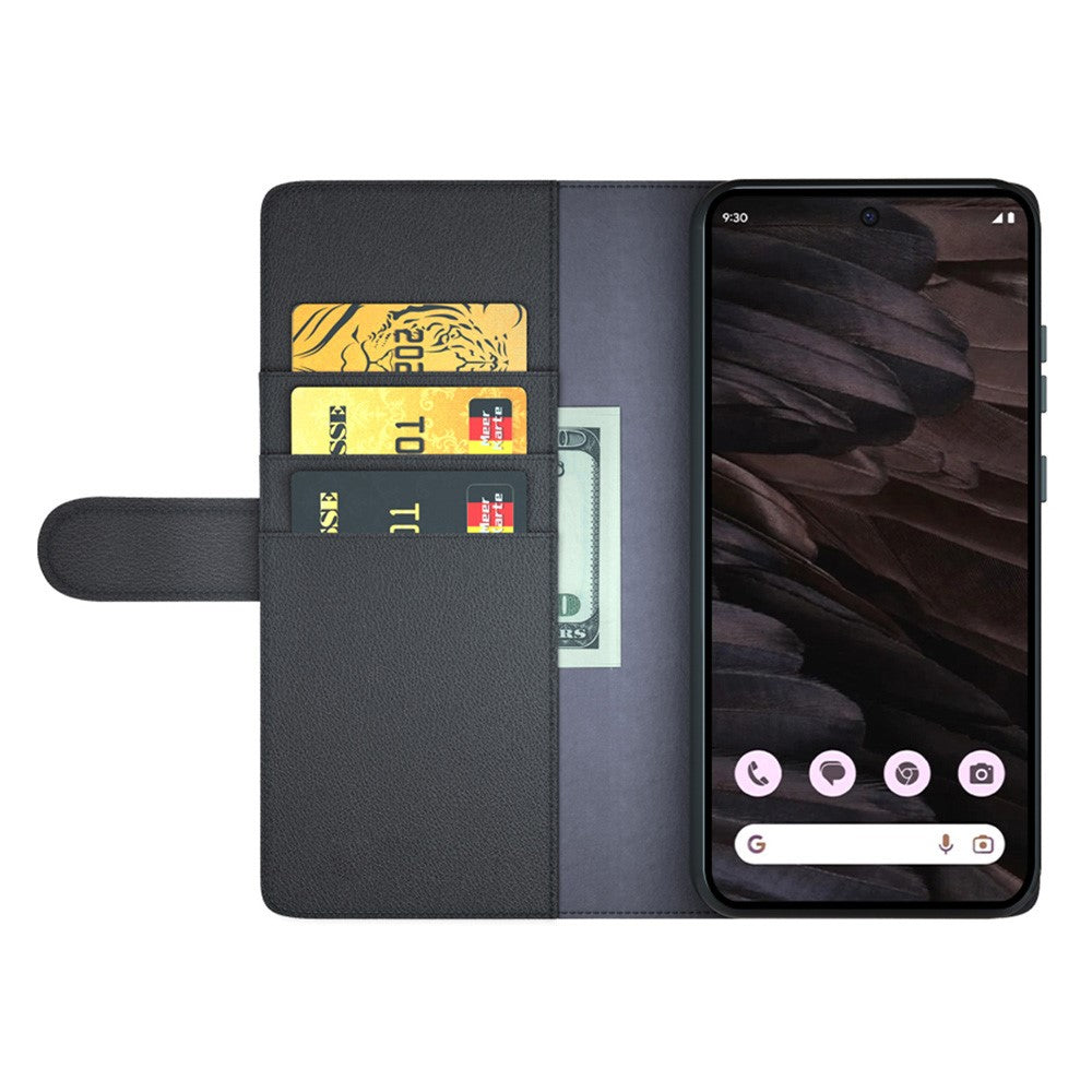 Pixel 7a Echtleder Hülle mit Kartenfach