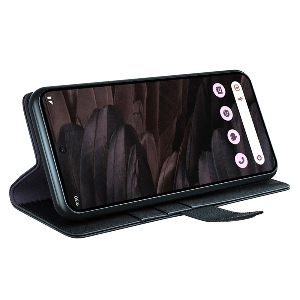 Pixel 7a Echtleder Hülle mit Kartenfach