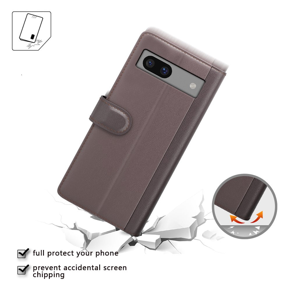Pixel 7a Echtleder Hülle mit Kartenfach
